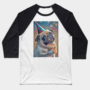 Pug Dog Birthday Card #3 Baseball T-Shirt